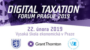 Digital Taxation Forum 2019 / již tento pátek