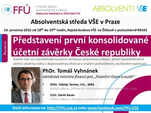 Představení první konsolidované účetní závěrky České republiky