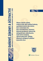 Daňové zákony a účetnictví podle stavu k 31. 12. 2021 s paralelním vyznačením změn od 1. 1. 2022