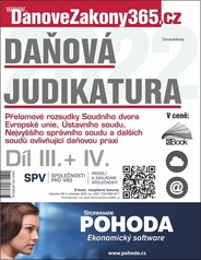 Daňová judikatura Díl III. a IV.