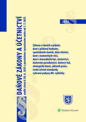 Daňové zákony a účetnictví podle stavu k 30. 6. 2023 s paralelním vyznačením změn od 1. 7. 2023