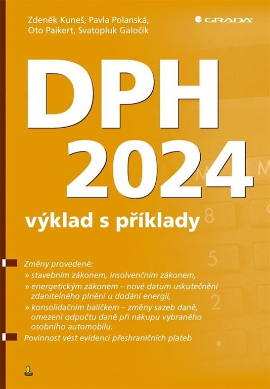 DPH 2024 Výklad s příklady Komora daňových poradců ČR