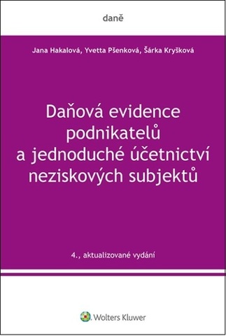 Daňová evidence podnikatelů a jednoduché účetnictví neziskových subjektů, 4. vydání