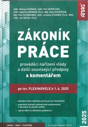 Zákoník práce, prováděcí nařízení vlády a další související předpisy s komentářem po tzv. flexinovele k 1. 6. 2025