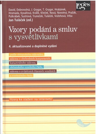 Vzory podání a smluv s vysvětlivkami 4. aktualizované a doplněné vydání