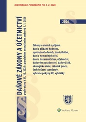 Daňové zákony a účetnictví podle stavu k 31. 12. 2025 s paralelním vyznačením změn od 1. 1. 2026