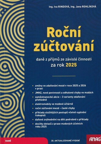 Roční zúčtování daně z příjmů ze závislé činnosti za rok 2025
