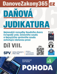 Daňová judikatura Díl VIII.