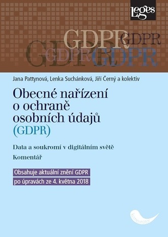 Obecné nařízení o ochraně osobních údajů (GDPR).