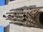 Mistr Pilgram - křivá věžička nad sochou Spravedlnosti