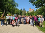 Účastníci zájezdu - hrad Veveří